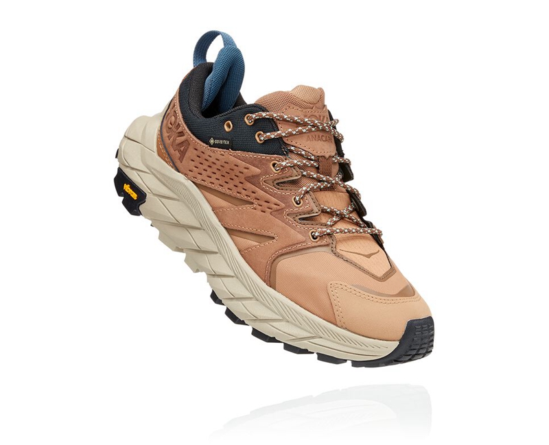 Hoka Anacapa Low GORE-TEX Women's Hiking Boots Brown | 29086-UDVO