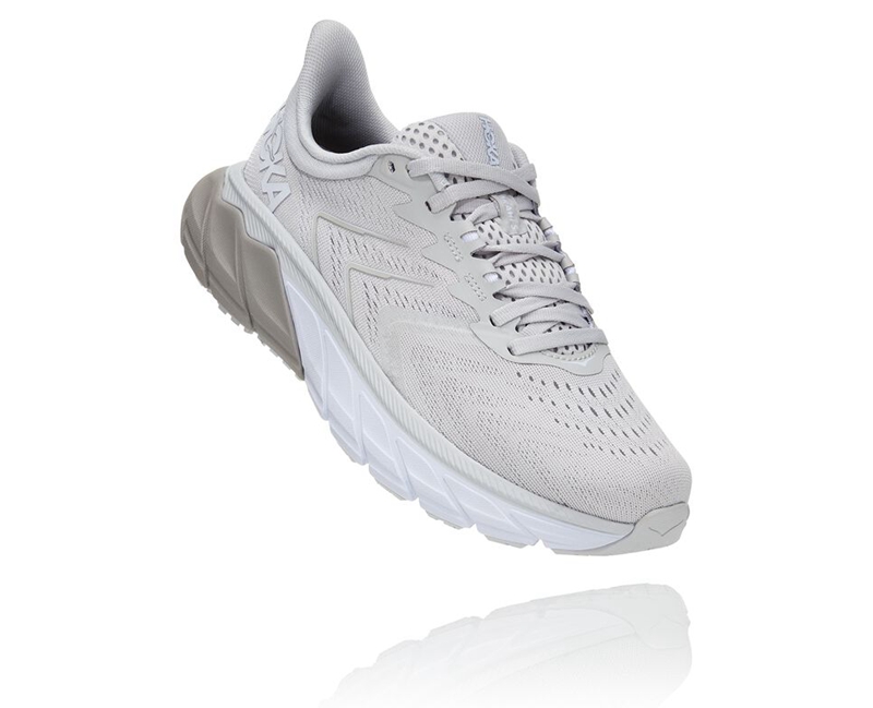 Hoka Arahi 5 Women's Road Running Shoes Grey | 08629-AOVG