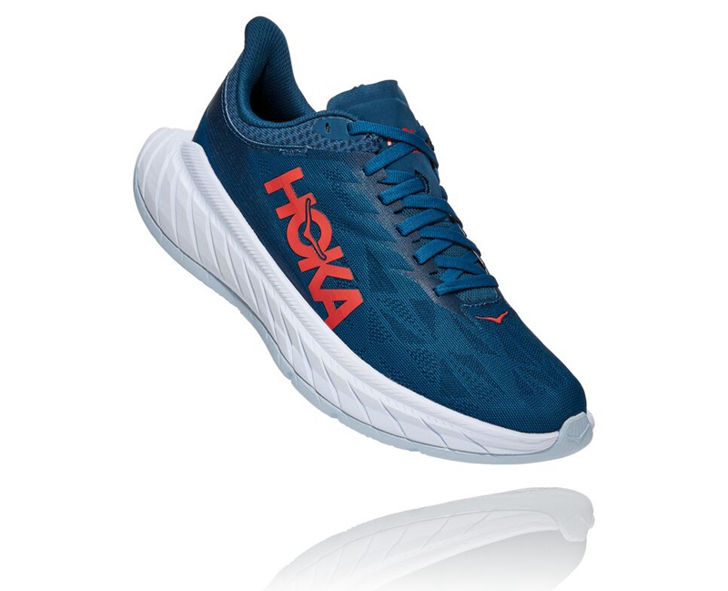 Hoka Carbon X 2 Women's Road Running Shoes Navy | 12697-ZMIT