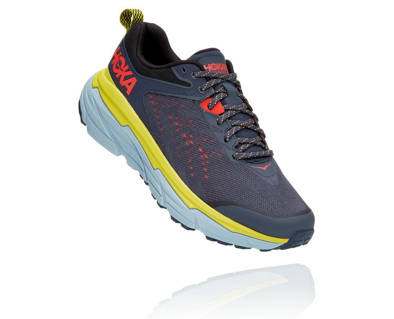 Hoka Challenger ATR 6 Men's Trail Running Shoes Navy | 95138-VMAO