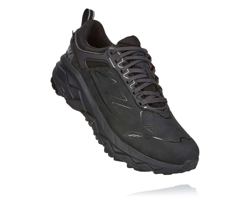 Hoka Challenger Low GORE-TEX Men's Trail Running Shoes Black | 68032-TDFY