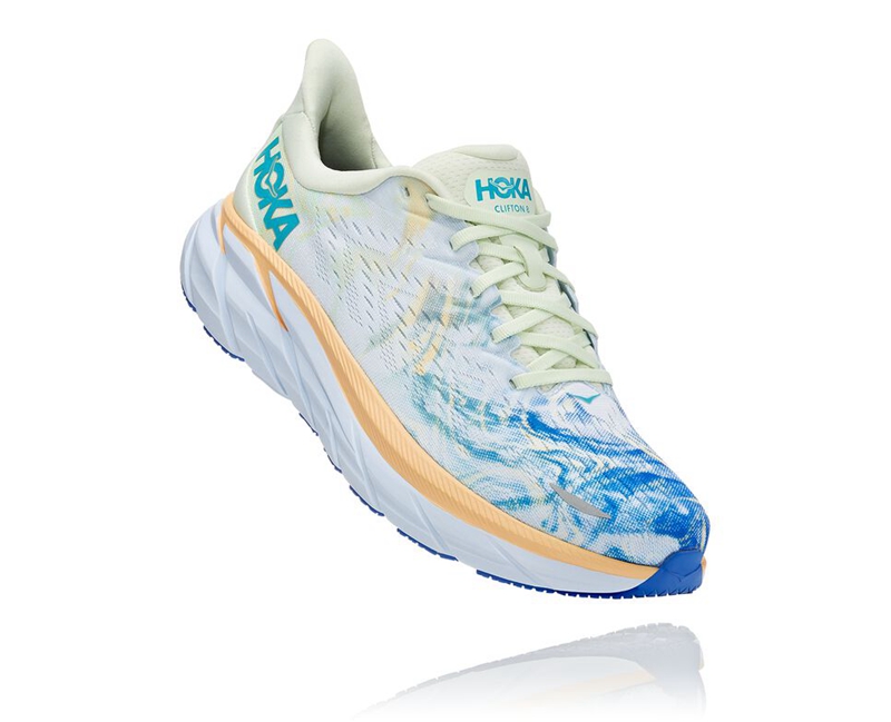 Hoka Clifton 8 Men's Road Running Shoes Multicolor | 91083-VJRA