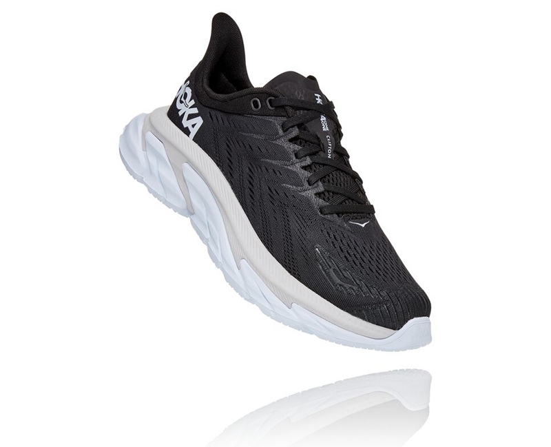 Hoka Clifton Edge Women's Road Running Shoes Black | 96513-DSGL