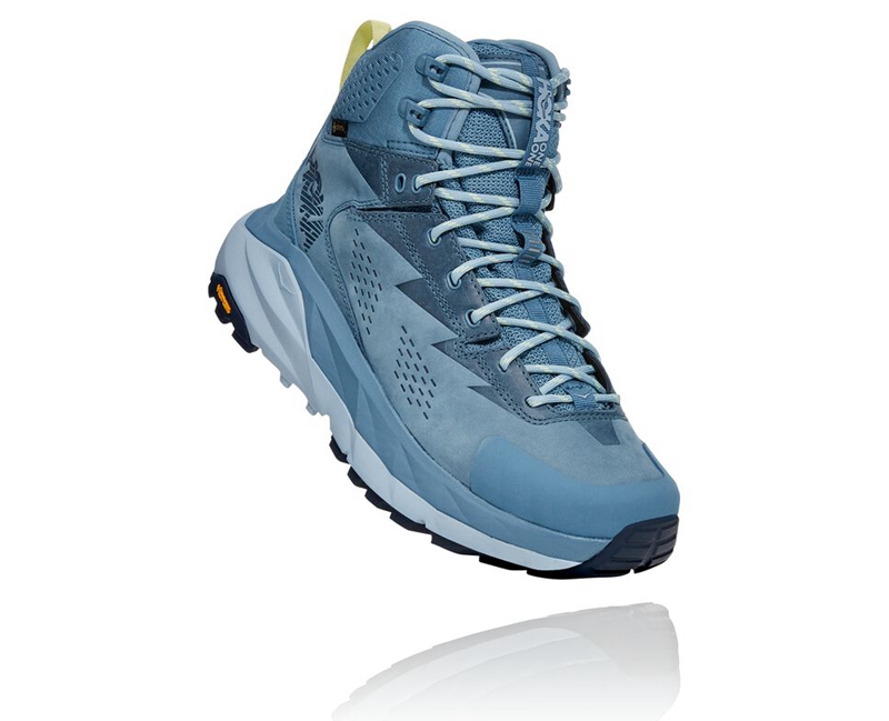 Hoka Kaha GORE-TEX Women's Hiking Boots Blue | 09178-DEAZ