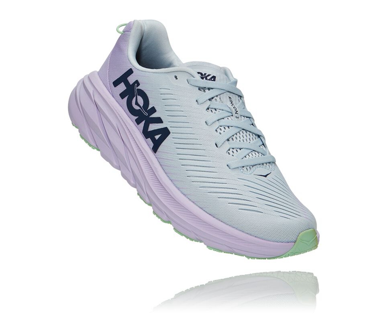 Hoka Rincon 3 Women's Road Running Shoes Purple | 46123-PDRH