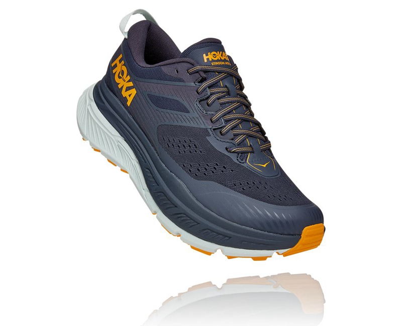 Hoka Stinson Atr 6 Men's Trail Running Shoes Navy | 02479-GVKA