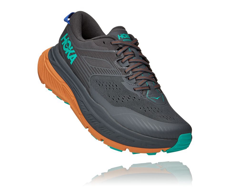 Hoka Stinson Atr 6 Men's Trail Running Shoes Grey | 78026-ZPOY