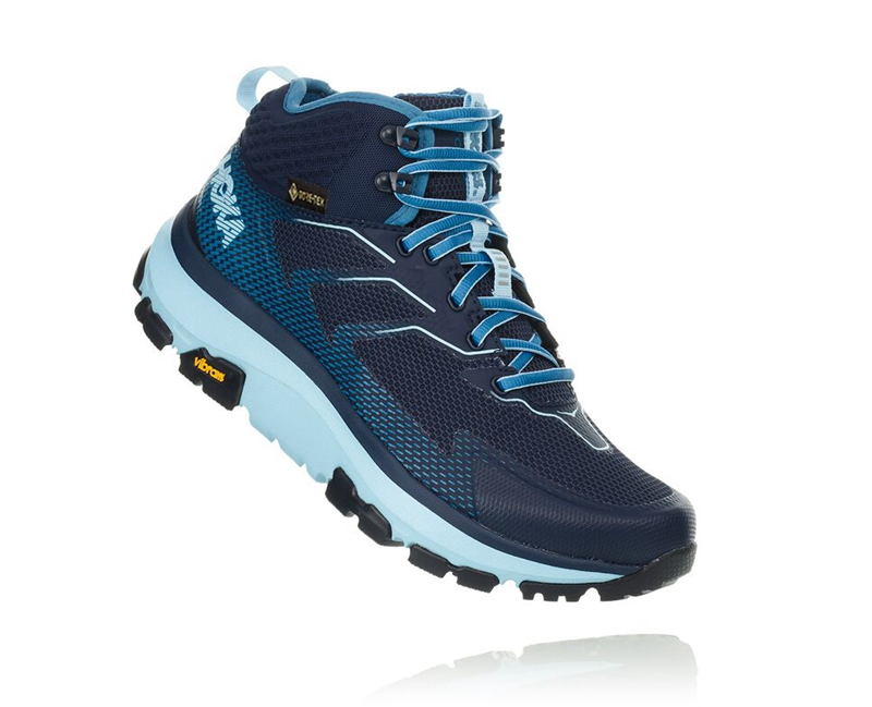 Hoka Toa GORE-TEX Women's Hiking Boots Navy | 08326-ZBKJ