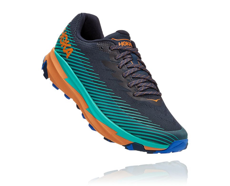 Hoka Torrent 2 Men's Trail Running Shoes Navy | 52407-ZUVH