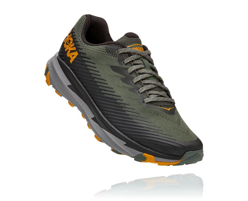 Hoka Torrent 2 Men's Trail Running Shoes Olive | 69214-KIVB