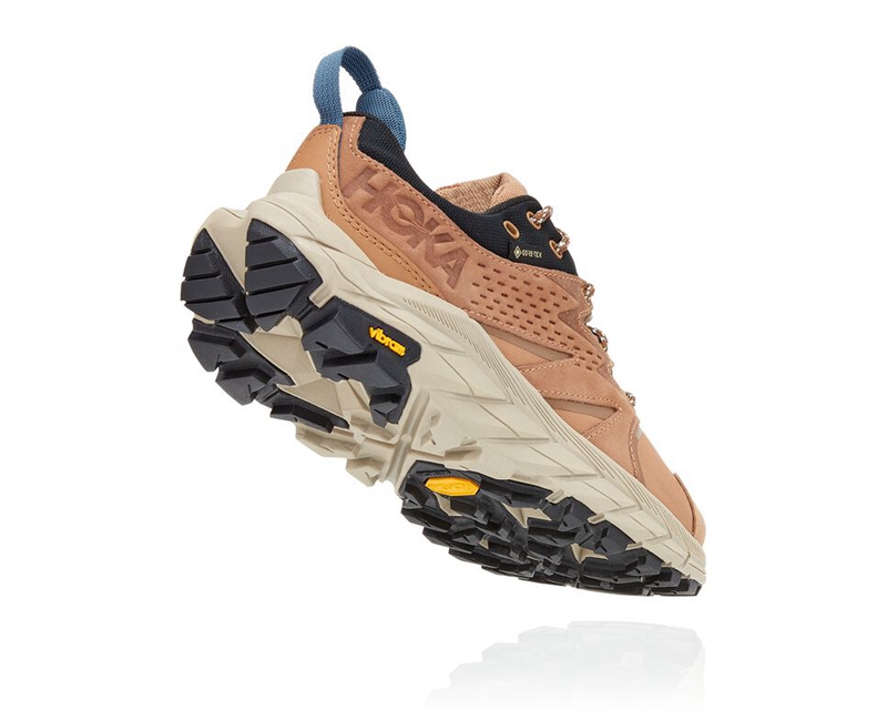 Hoka Anacapa Low GORE-TEX Women's Hiking Boots Brown | 29086-UDVO