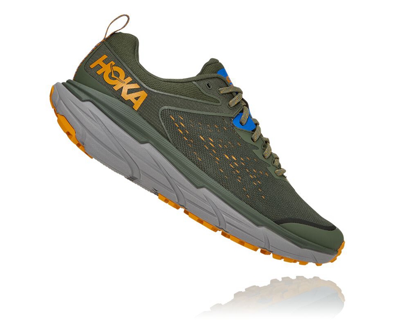 Hoka Challenger ATR 6 Men's Trail Running Shoes Olive | 67504-FZWG