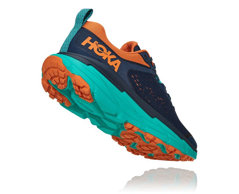 Hoka Challenger ATR 6 Men's Trail Running Shoes Navy | 70389-LHRW