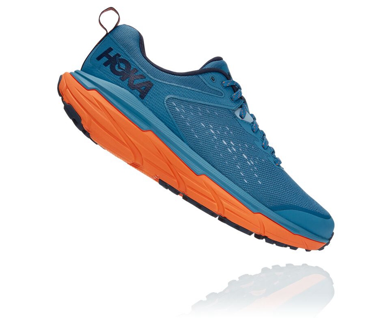 Hoka Challenger ATR 6 Men's Trail Running Shoes Blue | 91560-RJLV