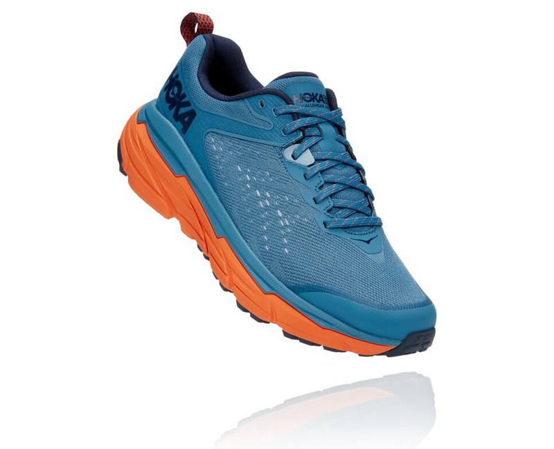 Hoka Challenger ATR 6 Men\'s Trail Running Shoes Blue | 91560-RJLV