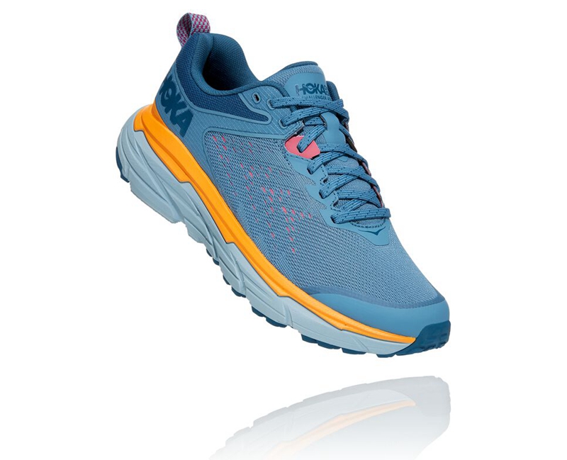 Hoka Challenger ATR 6 Women\'s Trail Running Shoes Blue | 29836-UNRA