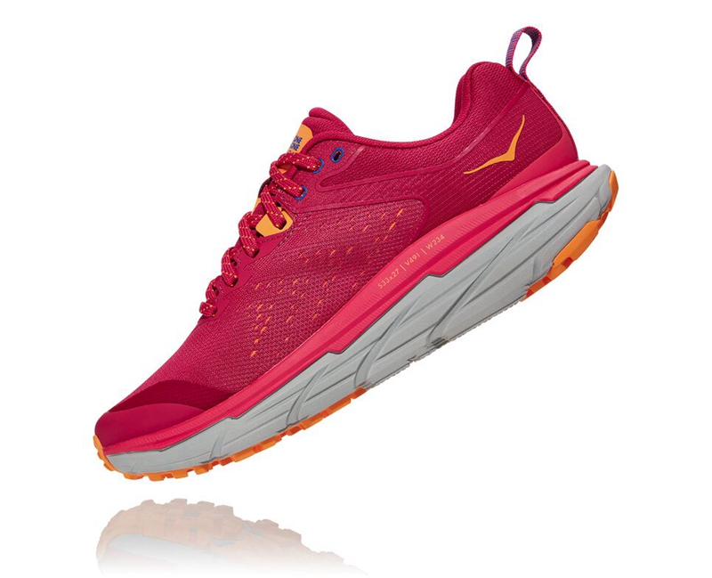 Hoka Challenger ATR 6 Women's Trail Running Shoes Red | 83065-IODM