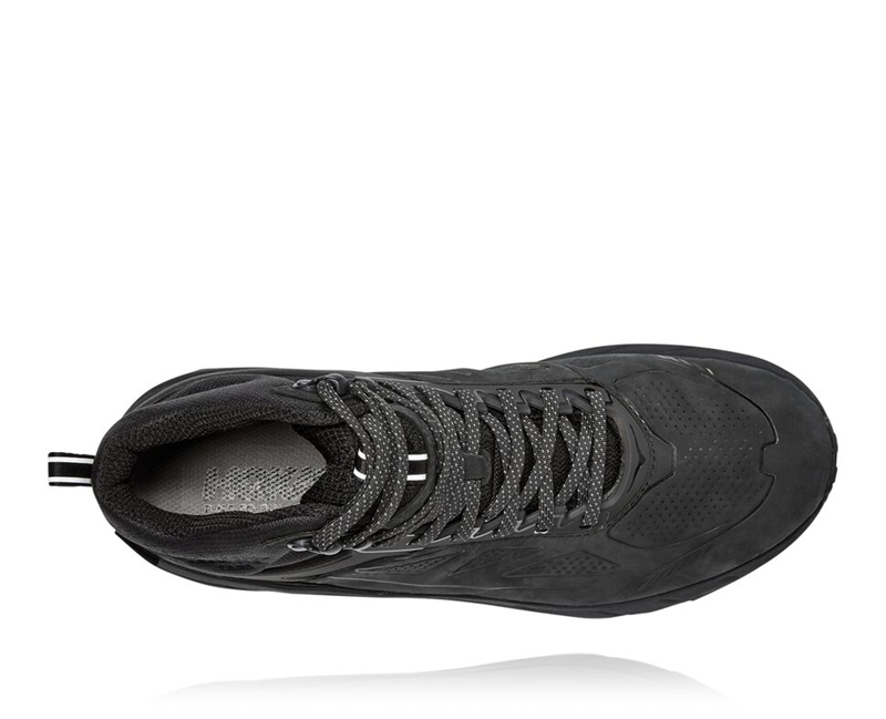 Hoka Challenger Mid GORE-TEX Men's Walking Shoes Black | 84396-OPRJ