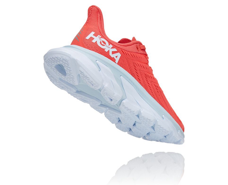 Hoka Clifton Edge Women's Road Running Shoes Orange | 29458-WJBF