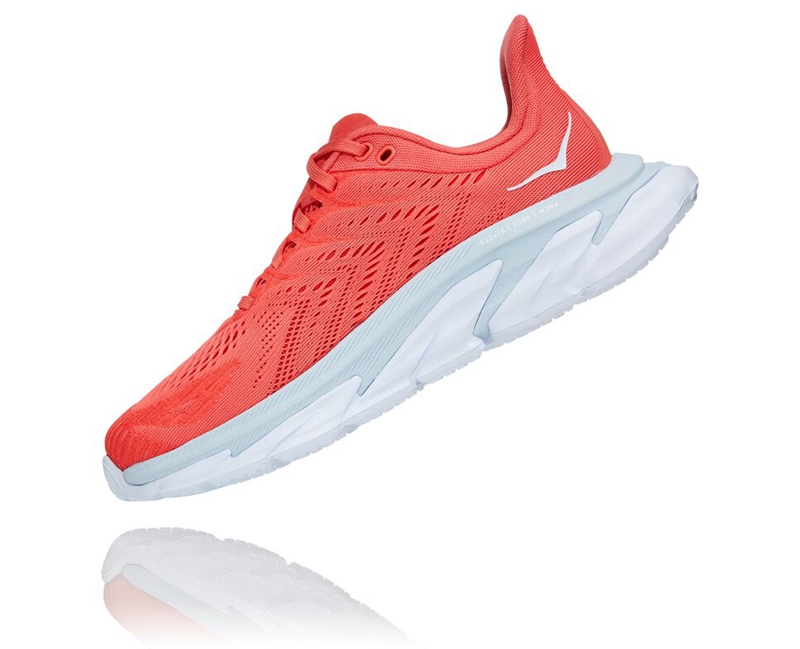 Hoka Clifton Edge Women's Road Running Shoes Orange | 29458-WJBF