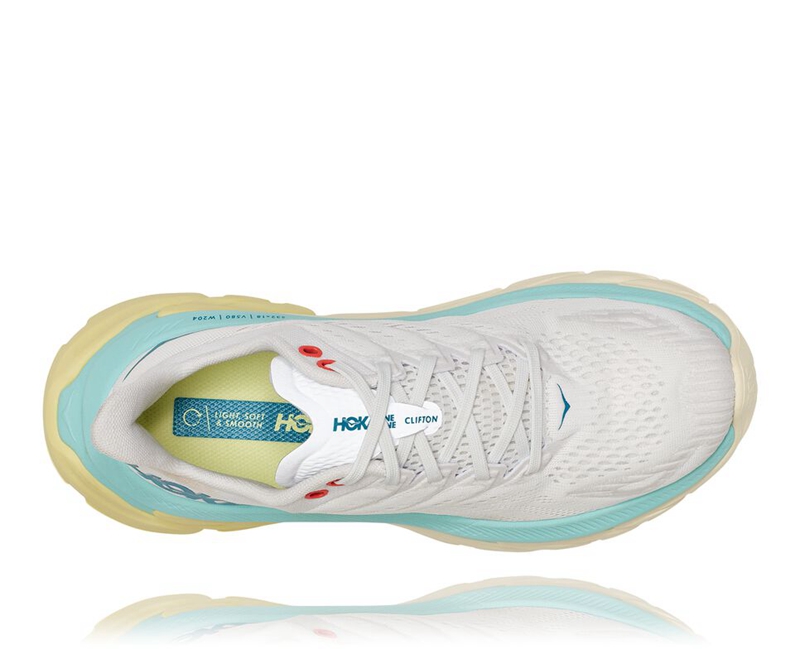 Hoka Clifton Edge Women's Road Running Shoes White | 73691-LBIW