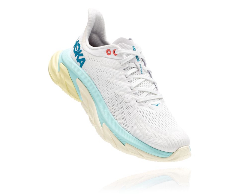 Hoka Clifton Edge Women\'s Road Running Shoes White | 73691-LBIW