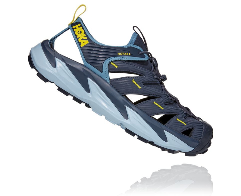 Hoka Hopara Men's Hiking Boots Navy | 98406-RDHA