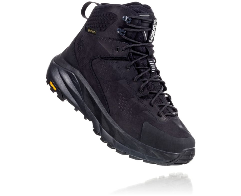 Hoka Kaha GORE-TEX Men\'s Hiking Boots Black | 92534-GFVT