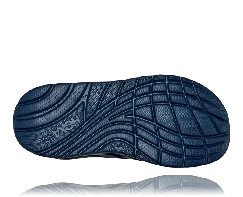 Hoka ORA Recovery Men's Slides Mint | 50782-WXHJ