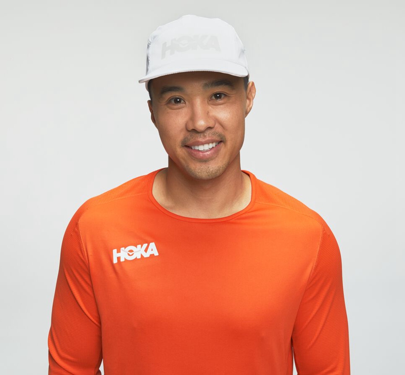 Hoka Performance 3/4 Sleeve Men\'s Running Tops Rose | 04128-MOFI