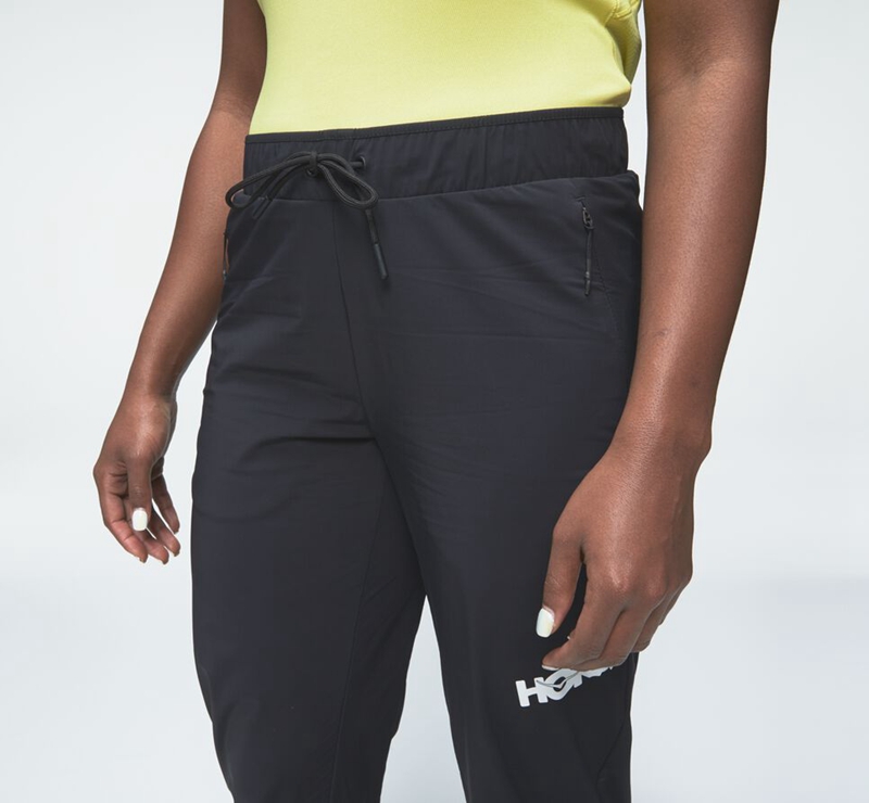 Hoka Performance Crop Women's Leggings Black | 18429-VBKO