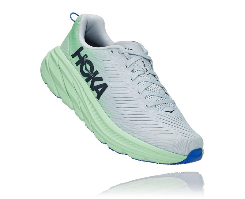 Hoka Rincon 3 Men\'s Road Running Shoes Grey | 36280-CWMJ