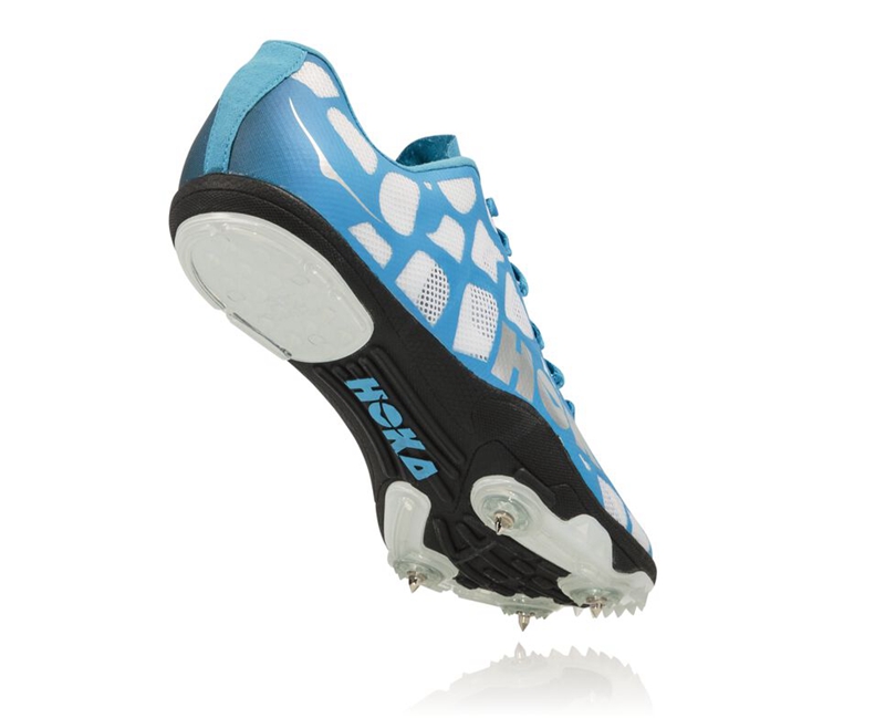 Hoka Rocket LD Women's Spikes Shoes Blue | 54096-ZHOT