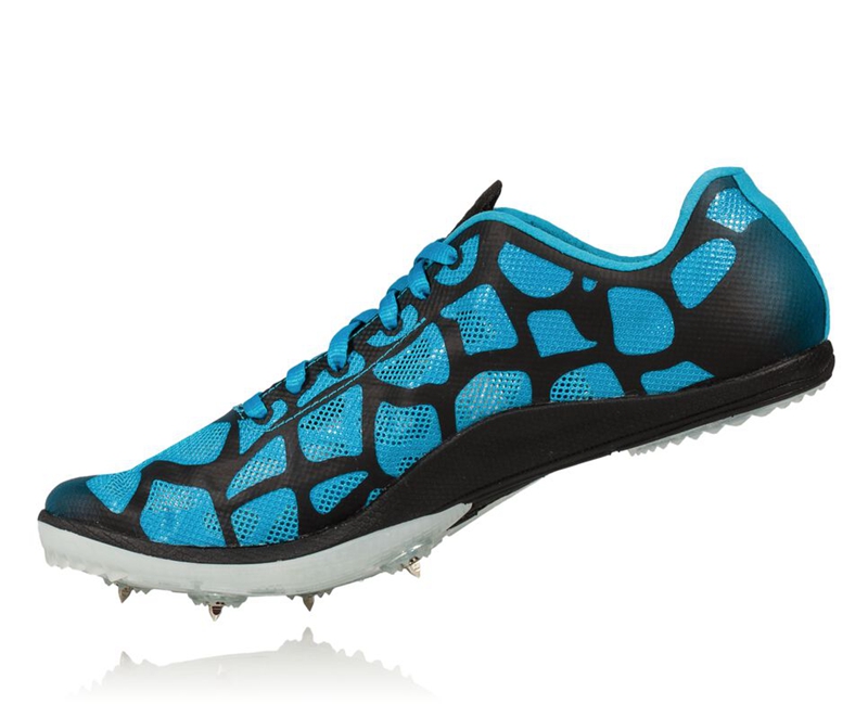 Hoka Rocket MD Women's Spikes Shoes Blue | 42768-MNIE