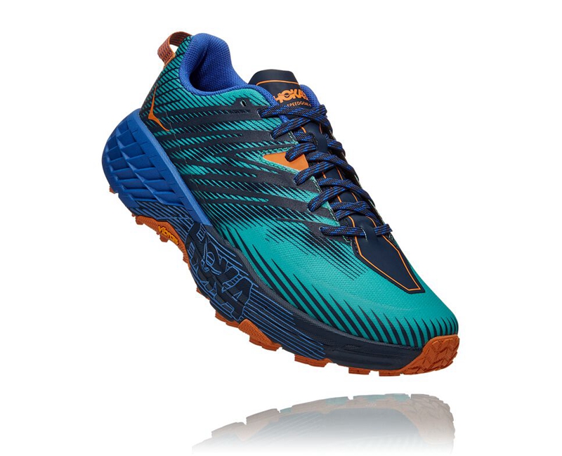 Hoka Speedgoat 4 Men\'s Trail Running Shoes Multicolor | 39054-RUCD