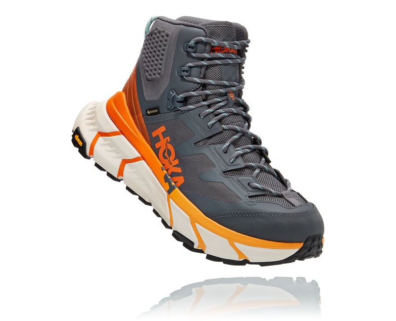 Hoka TenNine Hike GORE-TEX Men\'s Hiking Boots Grey | 80296-AXTC