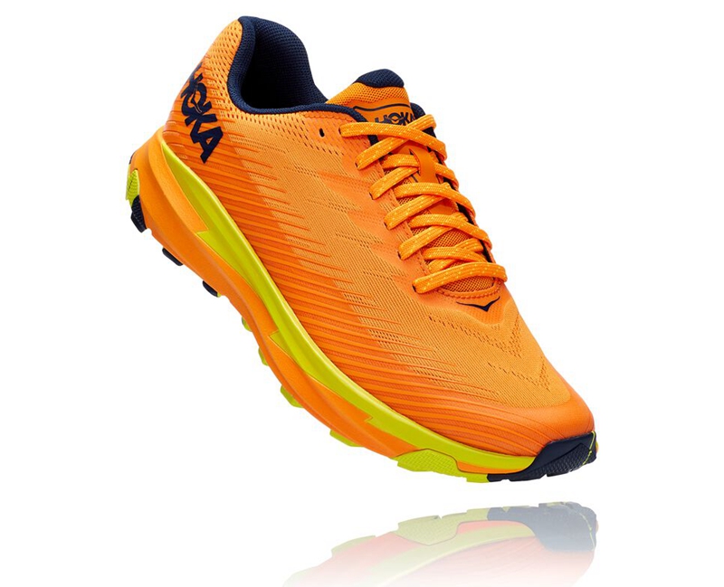 Hoka Torrent 2 Men\'s Trail Running Shoes Orange | 64803-MJNY